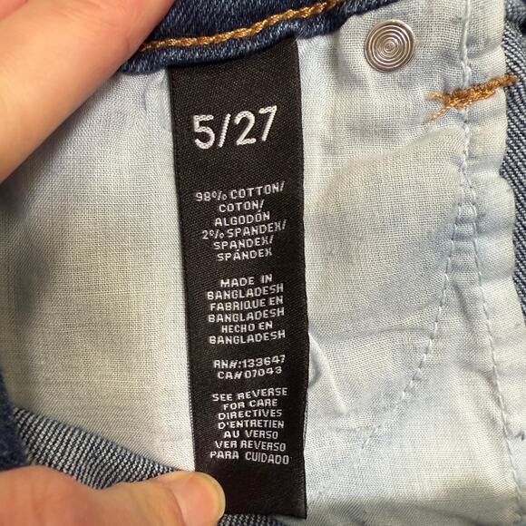 Kendall + Kylie Drifter High Rise Denim Shorts Size 5/27 - Picture 5 of 8